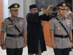 Kapolda Banten Irjen Pol Prof Dr Rudy Heriyanto Pimpin Sertijab Dirpamobvit Polda Banten