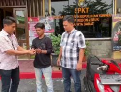 Mulanya Pesimis Motor Hilang, Pemilik: Alhamdulillah Kendaraan Saya Ditemukan Polsek Kebon Jeruk
