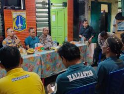 Pesan Kamtibmas Kapolsek Tambora di RW01 Kalianyar,  Jelang Pesta Demokrasi Jaga Keamanan dan Persatuan 