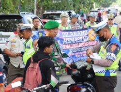 Satlantas Polres Metro Tangerang Kota Merazia Motor Berknalpot Brong, 24 Kendaraan Terjaring