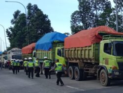 33 Truk Tanah Operasi Siang Hari Diamankan Satlantas Polres Metro Tangerang Kota, Kapolres: Mereka Bandel