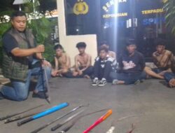 Polsek Jatiuwung Gagalkan Aksi Tawuran di Cibodas Kota Tangerang, 12 Motor dan Sajam Diamankan