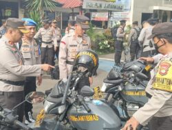 Kapolsek Jatiuwung Kota Tangerang Cek Kesiapan Pengamanan Pemilu 2024, Kapolsek: Personel Telah Siap