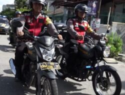 Petugas Polsek Batuceper Kota Tangerang Siap Kawal Logistik Pemilu 2024 ke 261 TPS 