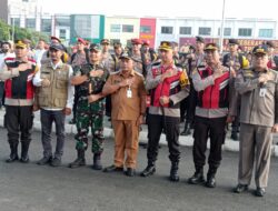 Apel Pasukan Pengamanan TPS di Tangerang Kota, Kapolres: Jaga Kesehatan Dimanapun Ditempatkan