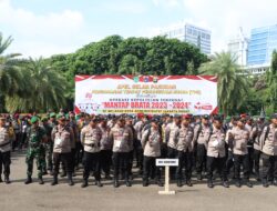 Polres Metro Jakarta Pusat Gelar Apel Pasukan Pengamanan TPS
