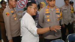 Kapolrestro Tangerang Kota Pantau Pengamanan Rapat Pleno Rekapitulasi Penghitungan Suara Pemilu 