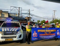 Hari Pertama Operasi Keselamatan 2024,  Satlantas Jakarta Barat Ajak Masyarakat Tertib Berlalu Lintas