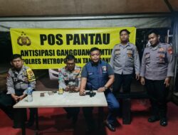 Polrestro Tangerang Kota Dirikan 26 Pos Pantau  Antisipasi Tawuran dan Sahur On The Road Selama Ramadhan