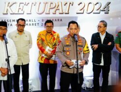 Rakor Operasi Ketupat, Kapolri persiapkan Mudik 2024 Aman-Lancar