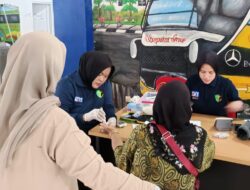 Polres Metro Tangerang Kota Buka Layanan Kesehatan Gratis bagi Pemudik di Terminal Poris Plawad 