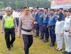 Personel Gabungan Polres Metro Tangerang Kota Bersama Pemkot Siap Amankan Malam Lebaran