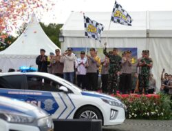 Kapolri Lepas Mudik Gratis Polri Presisi 2024 Tujuan Jabar, Jateng dan Jatim di Monas