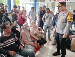 Kapolres Metro Tangerang Kota di Posyan Terminal Poris Plawad, Ingatkan Pemudik Waspada Pelaku Hipnotis