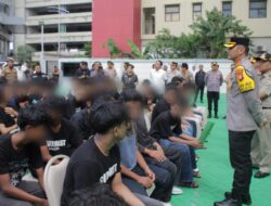Peserta SOTR Bikin Ulah Diamankan Operasi Ketupat Jaya 2024 Polres Jakbar, 14 Pemuda Positif Narkoba