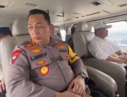 Kapolri Patroli Udara Jalur Tol Pantau Situasi Keamanan Arus Balik Lebaran Kondusif
