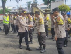 Halal Bihalal di Polsek Ciledug, Kapolsek: Saya Minta Maaf dan Terima Kasih Atas Kinerja Personel