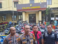 Polsek Tambora Ungkap Kasus Curanmor, Tangkap 3 Pelaku dan Sita Puluhan Sepeda Motor 