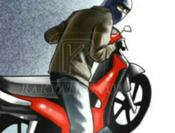 Kepergok Pemilik,  Maling Motor Diamuk Massa Diselamatkan Polisi di Karawaci Tangerang 