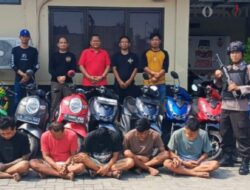 Komplotan Curanmor Dibekuk Polsek Carenang Serang, Dari 3 Pelaku Disita 10 Motor Curian