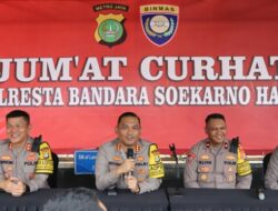 Jumat Curhat, Puluhan Karyawan Sampaikan Aspirasi ke Kapolresta Bandara Soetta