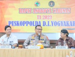 Wakapolda Brigjen Adi Vivid Hadiri RAT Tutup Buku T.A. 2023 Puskoppolda DIY