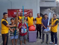 Polrestro Tangerang Kota Salurkan Puluhan Ribu Sembako, Bersihkan Tempat Ibadah dan Kali Angke