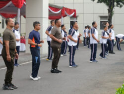 Sambut HUT Bhayangkara ke-78, Polda DIY Gelar Olahraga Bersama TNI Perkuat Sinergitas