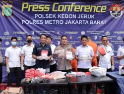 Polsek Kebon Jeruk Tangkap 2 Residivis Narkotika Jenis Sabu dan Tembakau Sintetis
