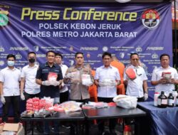 Polsek Kebon Jeruk Tangkap 2 Residivis Narkoba, Sita 6,6 Kg Sabu dan Tembakau Sintetis 