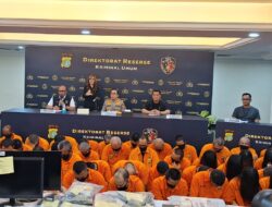Jatanras Polda Metro Jaya Tangkap 75 Tersangka Judi Online dan Sabung Ayam