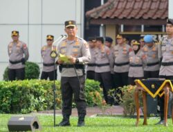 Kapolda DIY Pimpin Apel Pagi, Selamat Personel Memperoleh Penghargaan dari Beberapa Nominasi