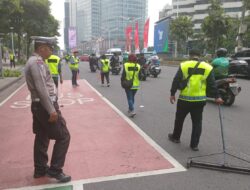 Ditlantas Polda Metro Sisir Ranjau Paku, Amankan Perjalanan Paus Fransiskus