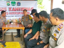 Polsek Kebon Jeruk Gelar Ngopi Kamtibmas Serap Aspirasi Warga  Sukabumi Selatan
