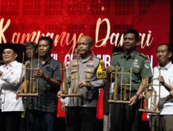 Polda Banten Gelar Pengamanan Deklarasi Kampanye Damai Pemilihan Gubernur dan Wakil Gubernur Provinsi Banten 