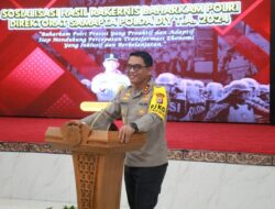 Kapolda DIY Menghadiri Sosialisasi Hasil Rakernis Baharkam Polri Tahun 2024