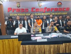 Polres Jakarta Barat Ringkus Bandar Judi Online Omset Puluhan Juta Perbulan