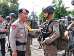 Kapolda DIY Berikan Doa dan Dukungan kepada Personel Satgas Amole-2024