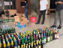 Polda DIY Mengamankan Ribuan Botol Minuman Keras