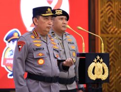 Kapolri Pimpin Upacara Pemuliaan Nilai-nilai Tribrata dalam Rangka HUT Bhayangkara ke-79