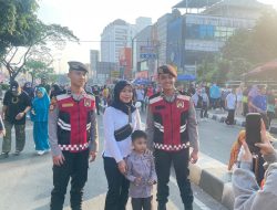 Ditsamapta Korsabhara Baharkam Polri, Amankan Kegiatan Car Free Day di Depok