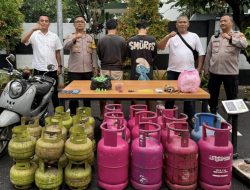 Polsek Pinang Kota Tangerang Ungkap Kasus Oplosan Gas LPG, Dua pelaku Ditangkap dan Puluhan Tabung Disita