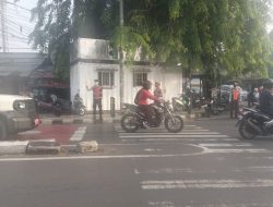 Korps Sabhara Baharkam Polri, Tingkatkan Pelayanan Pagi, 12 Personil Atur Lalulintas di 4 Titik Macet