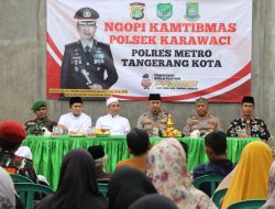 Kapolres Metro Tangerang Kota Gelar Ngopi Kamtibmas di Karawaci, Warga Diminta Dukung Program Jaga Jakarta