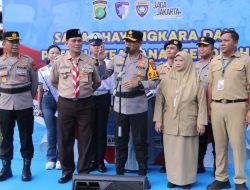 Kapolda Metro Jaya Pimpin Apel Saka Bhayangkara dan Patroli Keamanan Sekolah