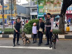 Patroli Dialogis Den K-9 Ditpolsatwa Ikut Amankan Car Free Day Depok, Ajak Masyarakat Berinteraksi dengan Satwa K-9