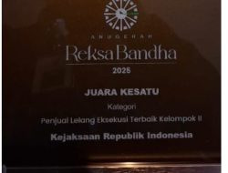 Kerja Keras Pimpinan BPA (saat itu) Amir Yanto-Emilwan Buahkan Hasil: Juara I Pemohon Lelang Eksekusi