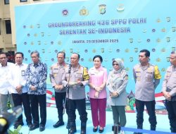 Wakapolri Pimpin Groundbreaking 436 SPPG Serentak, Dukung Program Makan Bergizi Gratis