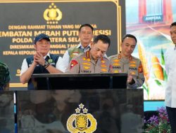 Kapolri Resmikan 57 Jembatan Merah Putih Presisi di Wilayah Sumsel