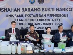 Perangi Narkotika, BNN Musnahkan 34,2 Kg Narkoba